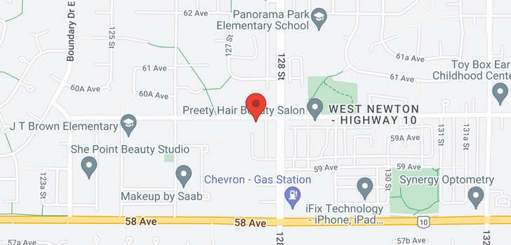 map of 12750 60 AVENUE